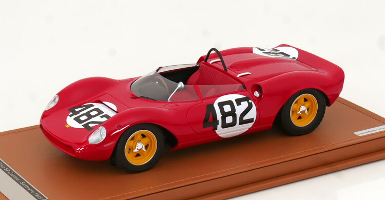 テクノモデル 1/18 フェラーリ 206 ディーノ SP 優勝 チェザーナ セストリエーレ 1965 スカルフィオッティ #482 75台限定Tecnomodel 1:18 Ferrari 206 Dino SP Winner Cesana Sestriere 1965 Scarfotti N482 Limited 75 pcs|Reowide モデルカー カタログ SHOP