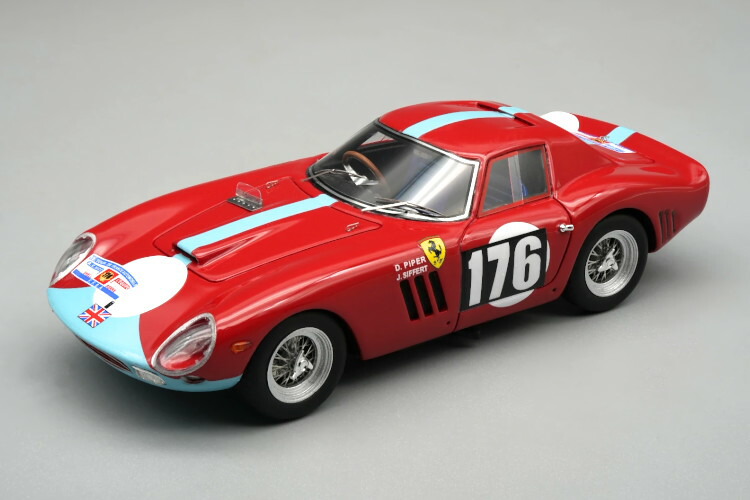 テクノモデル 1/43 フェラーリ 250 GTO 64 3.0L V12 #176 ツール・ド・フランス 1964 デビッド パイパー/ジョー シフェール 70台限定 Tecnomodel 1:43 FFERRARI 250 GTO 64 3.0L V12 N176 TOUR DE FRANCE 1964 DAVID PIPER/JO SIFFERT LIMITED 70 pcs