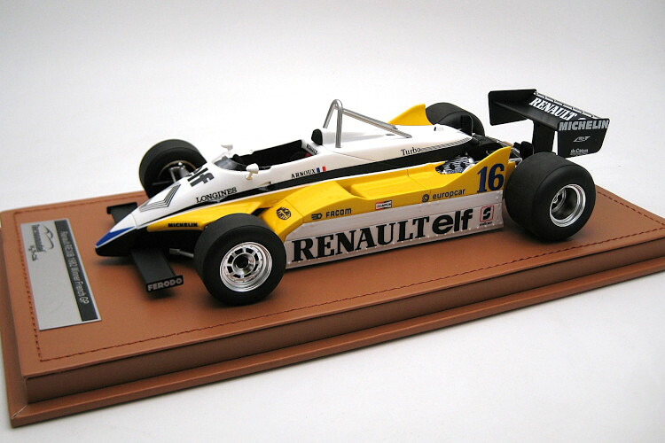 テクノモデル 1/18 ルノー F1 RE30B V6 ターボ チーム ルノー エルフ #16 フランスグランプリ優勝車 1982 ルネ アルヌー 45台限定 Tecnomodel 1:18 RENAULT F1 RE30B V6 TURBO TEAM RENAULT ELF N16 WINNER FRANCE GP 1982 RENE ARNOUX LIMITED 45 pcs