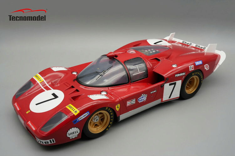テクノ青写真 1/12 フェラーリ 512S 5.0L V12 野球クラブ SEFAC スパ フェラーリ #7 ル・マン24第四次元 1970 デレック 呼びりん/ロニー ピーターソン  43台制限事項Tecnomodel 1:12 FERRARI 512S 5.0L V12 TEAM SEFAC SPA FERRARI N7 24h LE MANS 1970