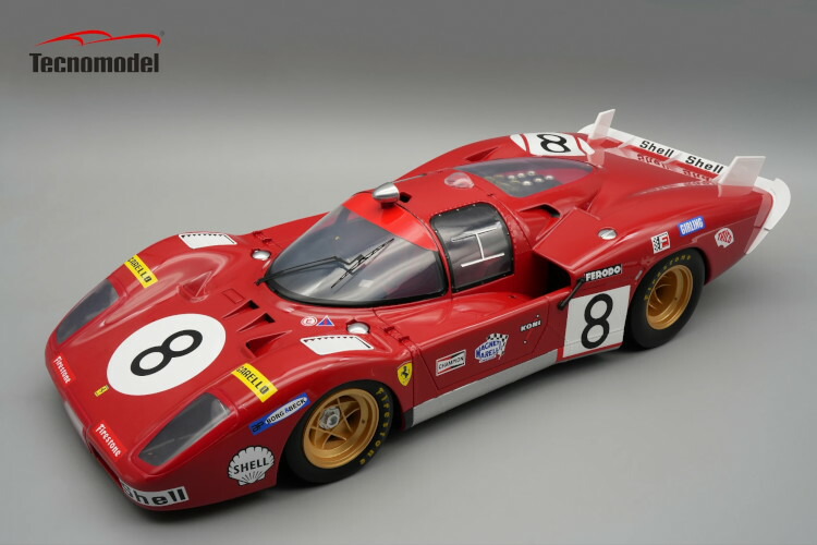 テクノ青写真 1/12 フェラーリ 512S 5.0L V12 野球クラブ SEFAC スパ フェラーリ #8 ル・マン24第四次元 1970 アルトゥーロ メルツァリオ/粘土 レガツォーニ  70台制限事項Tecnomodel 1:12 FERRARI 512S 5.0L V12 TEAM SEFAC SPA FERRARI N8 24h LE MANS 1970
