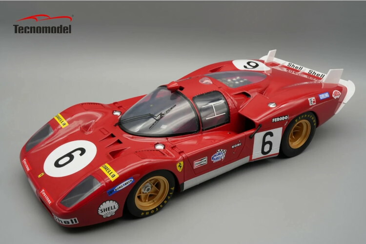 テクノモデル 1/12 フェラーリ 512S 5.0L V12 チームSEFAC フェラーリ #6 ル・マン24時間 1970 イグナツィオ ギュンティ/ニノ ヴァカレラ 36台限定 Tecnomodel 1:12 FERRARI 512S 5.0L V12 TEAM SEFAC SPA FERRARI N6 24h LE MANS 1970 IGNAZIO GIUNTI/NINO VACCARELLA