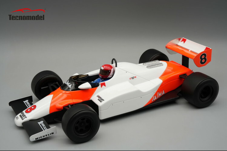 テクノモデル 1/18 マクラーレン F1 MP4/1C #8 USA ロングビーチ グランプリ 1983 ニキ ラウダ ドライバーフィギュア付き 40台限定 TECNOMODEL 1:18 McLAREN F1 MP4/1C N8 USA LONG BEACH GP (with pilot figure) 1983 NIKI LAUDA LIMITED 40 pcs