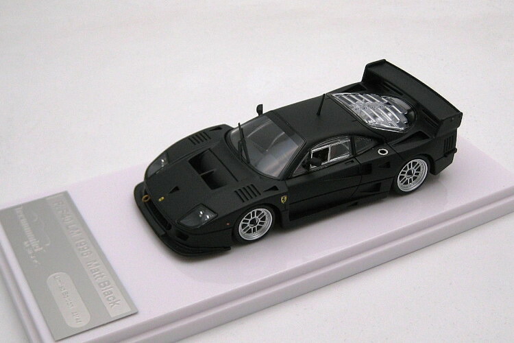 テクノ模範例 1/43 フェラーリ F40 LM 押し付ける変わり種 1996 つや消し黒いこと 45台押さえるTECNOMODEL 1:43 Ferrari F40 LM Press Version 1996 matt black LIMITED 45 pcs