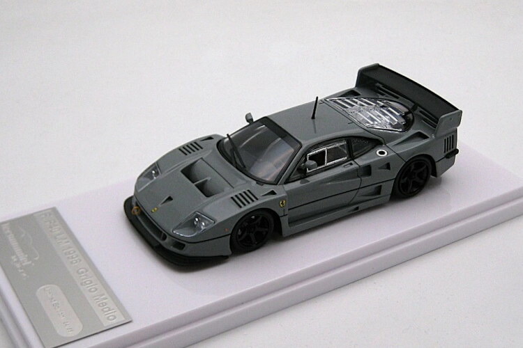 テクノ模範例 1/43 フェラーリ F40 LM 押し付ける変わり種 1996 車輪止め薄墨色 55台押さえるTECNOMODEL 1:43 Ferrari F40 LM Press Version 1996 chalk grey Limited 55 pcs