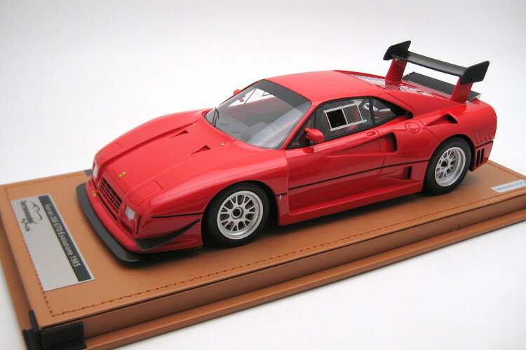 テクノ青写真 1/18 フェラーリ 288 GTO エヴォルツィオーネ 1985 BBS車輪 赤いことTecnomodel 1:18 Ferrari 288 GTO Evoluzione 1985 BBS Wheels Red