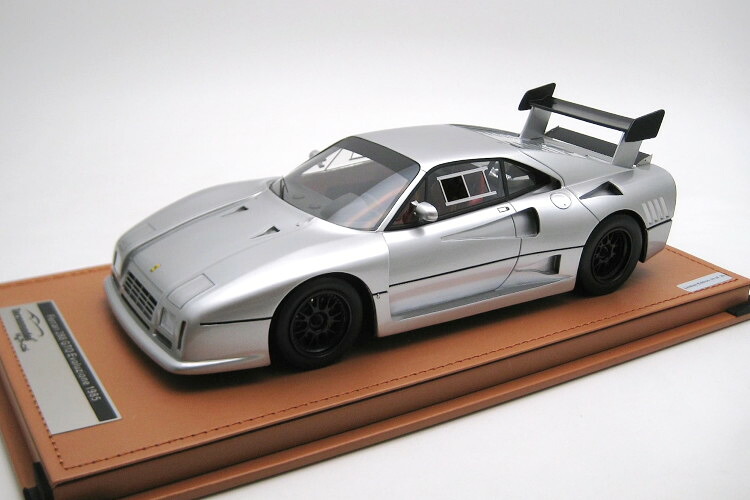 テクノ青写真 1/18 フェラーリ 288 GTO エヴォルツィオーネ 1985 黒いこと車輪 ニュルブルクリンクシルバーTecnomodel 1:18 Ferrari 288 GTO Evoluzione 1985
