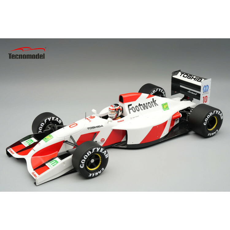 テクノモデル 1/18 フットワーク FA13 無限ホンダ #10 日本GP 1992 鈴木亜久里 フィギュア付Tecnomodel 1:18 Footwork FA13 #10 Japan GP 1992 Suzuki Figure｜Reowide モデルカー カタログ SHOP