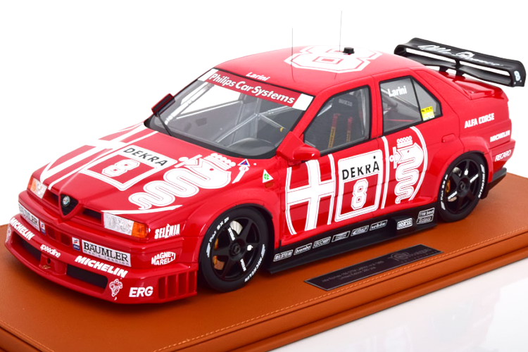 トップマルケス 1/12 アルファ ロメオ 155 V6 TI DTM はやりっ子 1993 ニコラ・ラリーニ  250台制限事項 Top Marques 1:12 Alfa Romeo 155 V6 TI DTM Champion 1993 Nicola Larini with ShowCase Limited Edition 250 pcs
