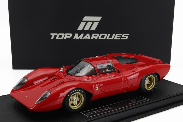 トップマルケス 1/18 フェラーリ 312P 3.0L V12 クーペ 1969 レッド Top Marques 1:18 FERRARI 312P 3.0L V12 COUPE 1969 RED