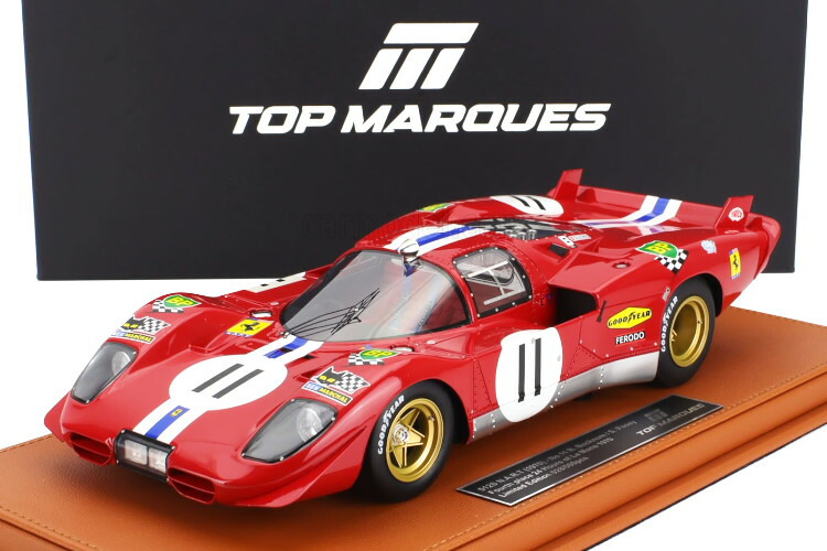 トップマルケス 1/18 フェラーリ 512S ロングテール #11 ル・マン24時間 1970 フェラーリ NART チーム ロニー バックナム/サム ポージー 500台限定 TOPMARQUES 1:18 Ferrari 512S Long Tail N11 24h Le Mans 1970 Ferrari NART team Ronnie Bucknum/Sam Posey