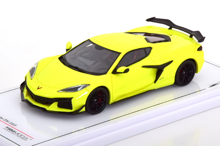 TrueScaleMiniatures 1/43 シボレー コルベット Z06 C8 クーペ 2023 イエロー TrueScaleMiniatures 1:43 Chevrolet Corvette Z06 C8 Coupe 2023 yellow