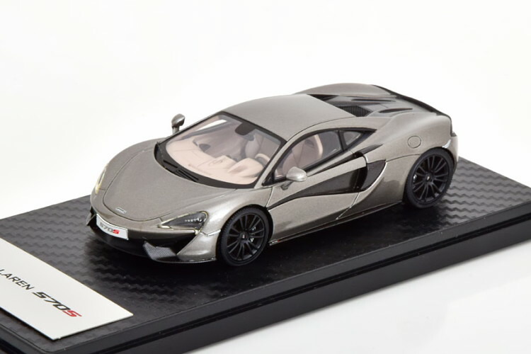 True Scale Miniatures 1/43 マクラーレン 570S クーペ 2015 シルバー True Scale Miniatures 1:43 McLaren 570S Coupe 2015 silver
