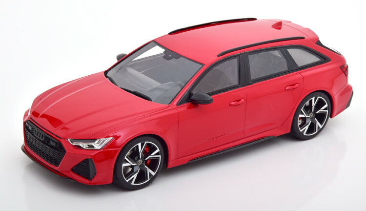 True Scale Miniatures 1/18 アウディ RS 6 アバント 赤いことTrue Scale Miniatures 1:18 Audi RS 6 Avant red