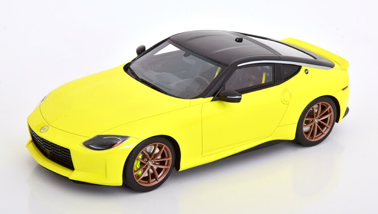 True Scale Miniatures 1/18 日産 Z プロトスペック 2023 黄色/黒いことTrue Scale Miniatures 1:18 Nissan Z Proto Spec 2023 yellow black