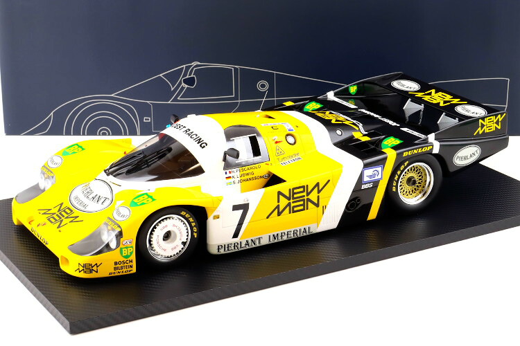 True Scale Miniatures 1/12 ポルシェ 956 優勝 ル・マン24時間 1984 Ludwig/ Pescarolo #7 True Scale Miniatures 1:12 Porsche 956 Winner 24h Le Mans 1984 Ludwig/ Pescarolo #7