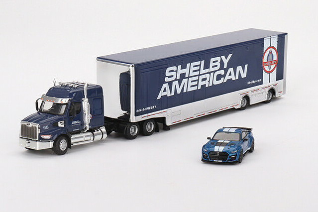 TSM MINI GT 1/64 シェルビー トランスポーター セット フォード マスタングTSM MINI GT 1:64  SHELBY Transporter Set America and Ford Mustang