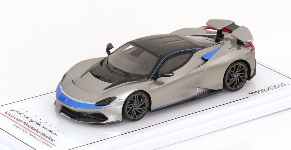 TSM トゥルースケールミニチュアズ 1/43 ピニンファリーナ バッティスタ ジュネーブモーターショー 2019 グレーメタリック/青みTrue Scale Miniatures 1:43 Pininfarina Battista Autosalon Geneve 2019 greymetallic/blue