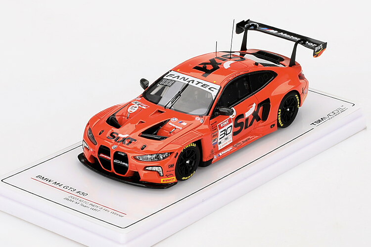 トゥルースケール 1/43 BMW 4続きもの M4 GT3 野球クラブ BMW WRT #30 勝ちえる IGTC インディアナの州都8第四次元 2023 SHELDON VAN DER LINDE/DRIES VANTHOOR/PHILIPPE ENGTRUESCALE 1:43 BMW 4-SERIES M4 GT3 TEAM BMW WRT N30 WINNER 8h IGTC INDY 2023