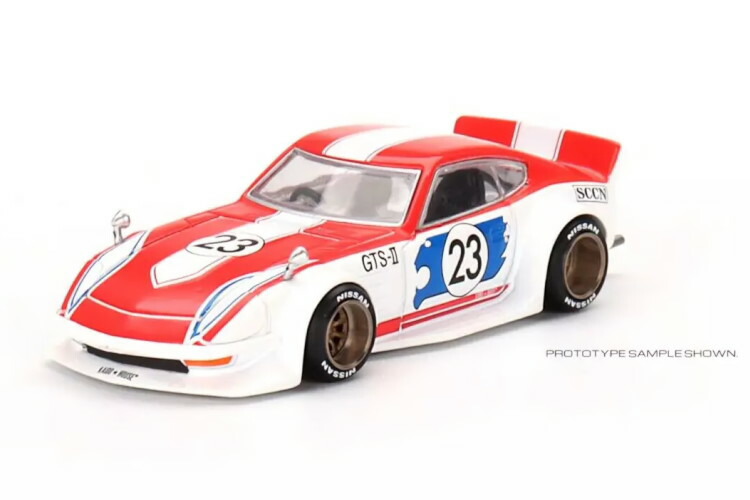 TSM ミニGT 1/64 ダットサン フェアレディZ #23 街道ハウス レッド ホワイト TSM MINI GT 1:64 Datsun Fairlady Z No.23 Kaido House red white