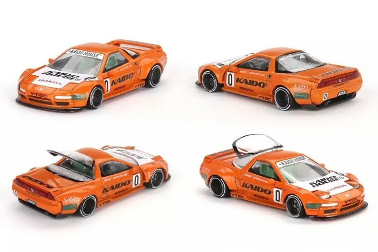 TSM MINI GT 1/64 ホンダ NSX #0 カイドウレーシング V1 左手持ち部分TSM MINI GT 1:64 HONDA NSX #0 Kaido Racing V1 LHD 乗り物のおもちゃ-車