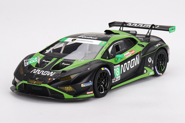 トゥルースケールミニチュアズ 1/18 ランボルギーニ ウラカン GT3 Evo2 #78 24h デイトナ 2023 フォルテ レーシング True Scale Miniatures 1:18 Lamborghini Huracan GT3 Evo2 #78 24h Daytona 2023 Forte Racing