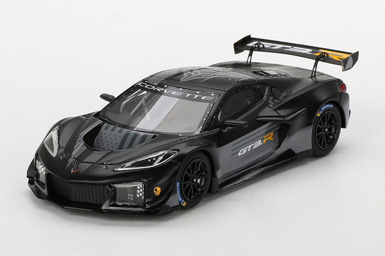 トゥルースケール 1/43 シボレー コルベット Z06 GT3 R テストカー ロード アメリカ 2023 ブラックTrueScale 1:43 Chevrolet Corvette Z06 GT3 R Test Car Road America 2023 black|Reowide モデルカー カタログ SHOP