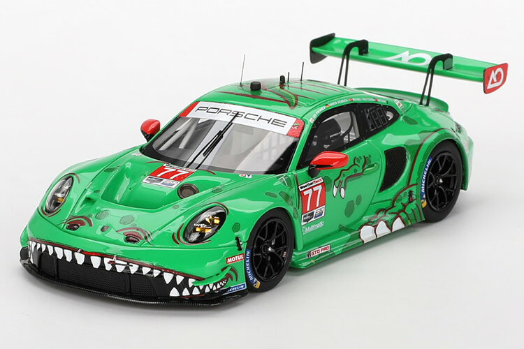 トゥルースケール 1/43 ポルシェ 911 GT3 R #77 2位 GTD Pro 24時間デイトナ 2024 レクシーAOレーシングTrueScale 1:43 Porsche 911 GT3 R #77 2nd GTD Pro 24h Daytona 2024 REXY AO Racing｜Reowide モデルカー カタログ SHOP