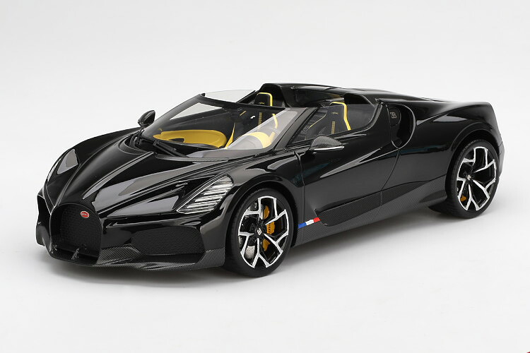 トゥルースケールミニチュアズ 1/18 ブガッティ W16 ミストラル 2023 ブラック トップスピードシリーズ TSM 1:18 BUGATTI W16 MISTRAL 2023 BLACK TOP SPEED SERIES