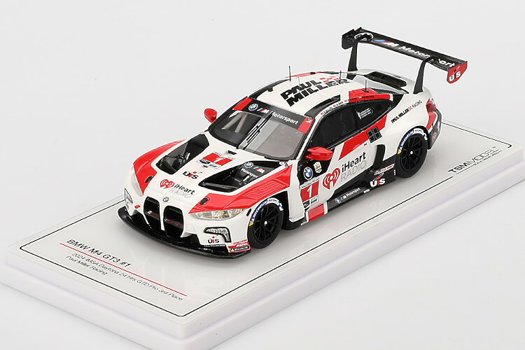 TSMモデル 1/43 BMW 4シリーズ M4 GT3 3.0L ツインターボ チーム ポール・ミラー・レーシング #1 3位 GTD PROクラス IMSA デイトナ24時間 2024 セラーズ/スノー/フェルハーヘン/リンデ TSM model 1:43 BMW 4-SERIES M4 GT3 3.0L N1 3rd GTD PRO CLASS 2024