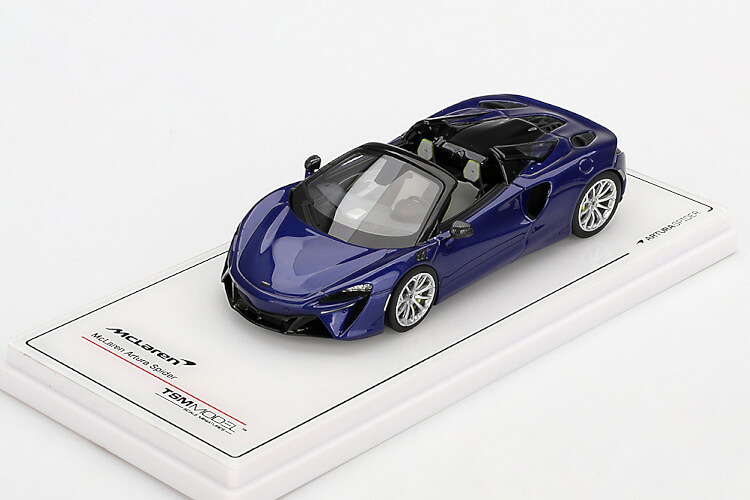 TSMモデル 1/43 マクラーレン アルトゥーラ スパイダー 2024 ブルーTSM model 1:43 McLAREN ARTURA SPIDER 2024 BLUE｜Reowide モデルカー カタログ SHOP