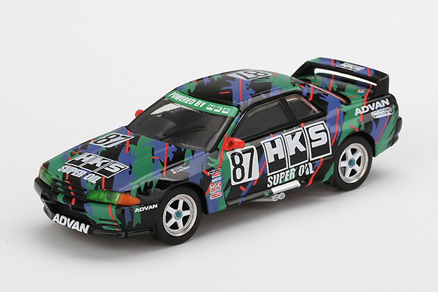 MINI GT 松田次生　NISSAN SKYLINE GT-R R32 MINI GT 1:64 合金模型車- Nissan Skyline GT-R (R32) Nismo