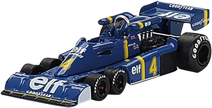 ミニ GT 1/64 ティレル P34 #4 1976 エスパニアグランプリMini GT 1:64 Tyrrell P34 N4 1976 Spanish Grand Prix 乗り物のおもちゃ-おもちゃ-車
