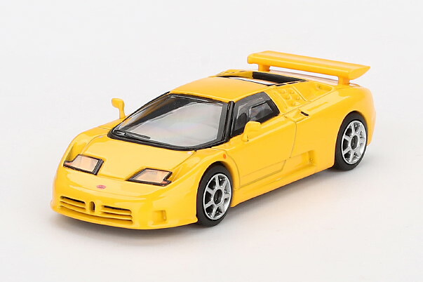 ミニGT 1/64 ブガッティ EB110 スーパースポーツ ジアッロ ブガッティイエロー チェイスカー Mini GT 1:64 Bugatti EB110 Supersport Giallo Bugatti Yellow chase car