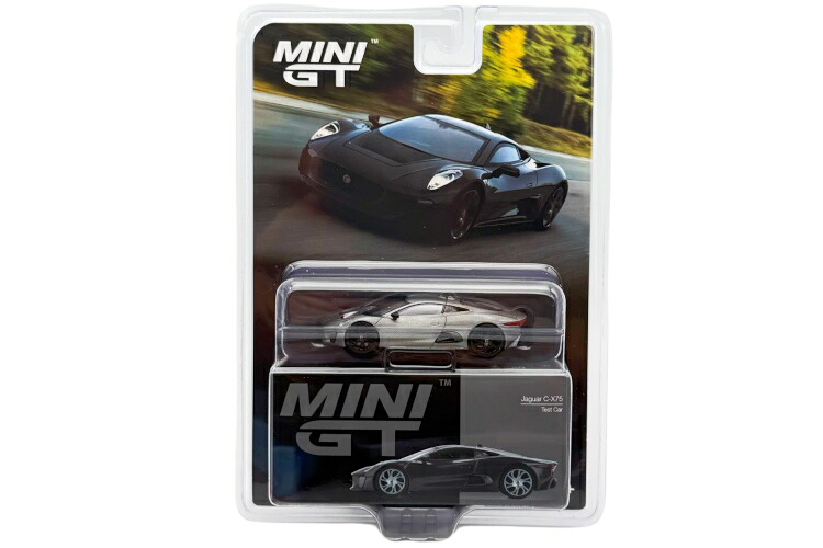 ミニ GT 1/64 ジャガー C-X75 テストカー チェイスカーMINI GT 1:64 Jaguar C-X75 Test Car Chase car｜Reowide モデルカー カタログ SHOP