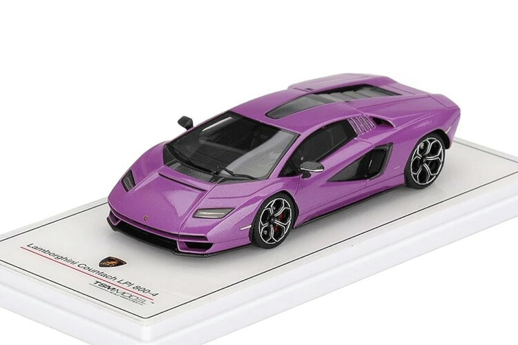 トゥルースケール 1/43 ランボルギーニ カウンタック LPi 800-4 2023 パープルTRUESCALE 1:43 LAMBORGHINI COUNTACH LPi 800-4 2023 PURPLE