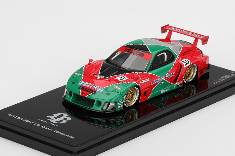 トゥルースケール 1/43 マツダ RX-7 FD3S LBワークス 百貨店影ぼうし 787B #55 TAS 2006TRUESCALE 1:43 MAZDA RX-7 (FD3S) LB WORKS SUPER SILHOUETTE 787B N 55 TAS 2006