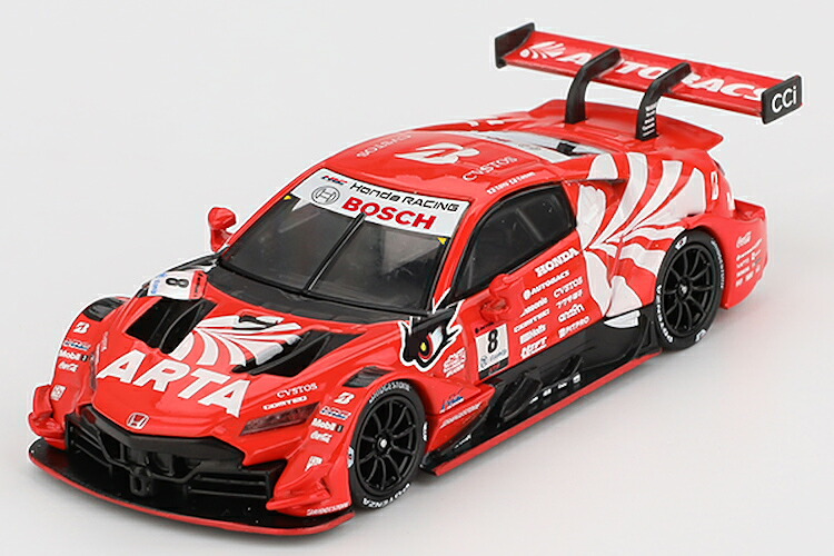 ミニ GT 1/64 ホンダ NSX-GT タイプS GT500 #8 ARTA MUGEN NSX-GT 2023 スーパーGT Mini GT 1:64 Honda NSX-GT Type S GT500 #8 ARTA MUGEN NSX-GT 2023 Super GT