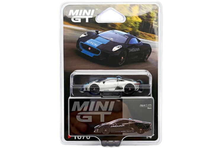 ミニ GT 1/64 ジャガー C-X75 ブラック チェイスカーMini GT 1:64 Jaguar C-X75 Black Chase car｜Reowide モデルカー カタログ SHOP