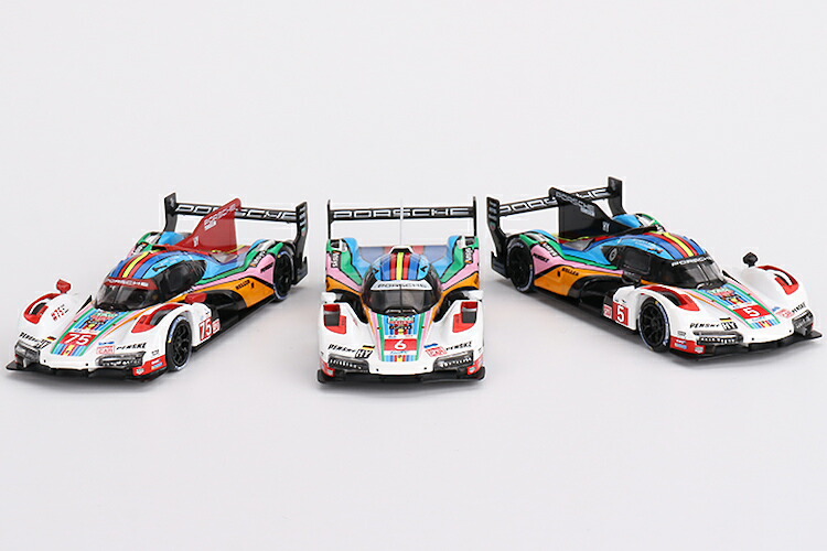 ミニGT 1/64 ポルシェ 963 ポルシェ ペンス足がかり モータースポーツ 2023 ル・マン24第四次元 3台書き割りMini GT 1:64 Porsche 963 Porsche Penske Motorsport 2023 24 Hrs of Le Mans 3 Cars