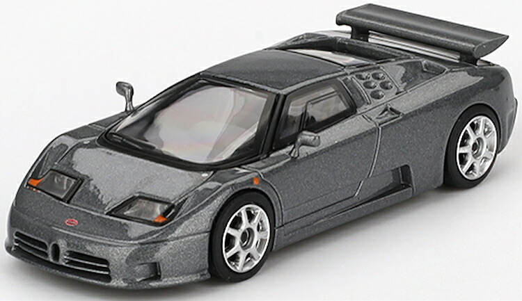 ミニGT 1/64 ブガッティ EB110 百貨店運動競技 グリージョ スクーロMini GT 1:64 Bugatti EB110 Supersport Grigio Scuro