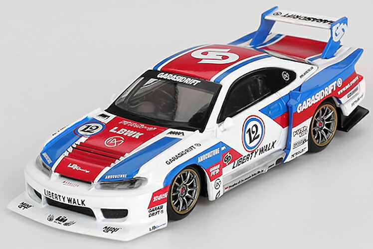 ミニGT 1/64 日産 LB スーパー シルエット S15 シルビア ガラシドリフト × LBWK 2025 Mini GT 1:64 Nissan LB-Super Silhouette S15 SILVIA GARASIDRIFT x LBWK 2025