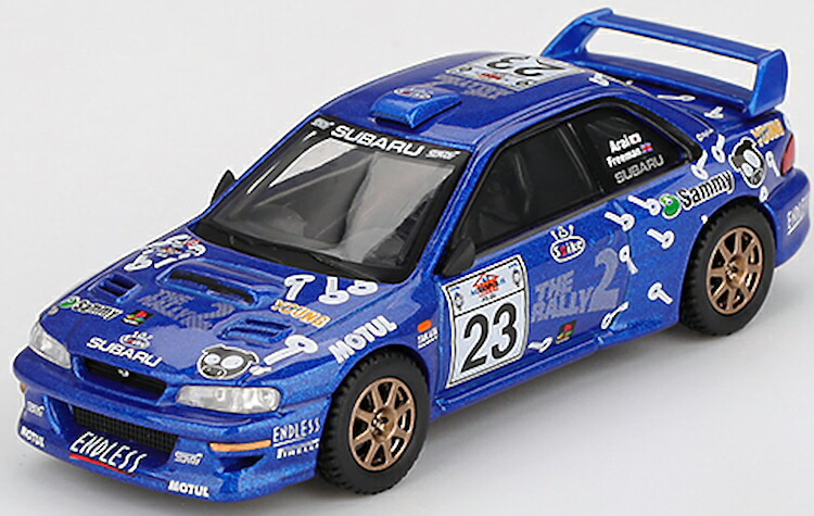 ミニGT 1/64 スバル インプレッサ #23 WRC99 アクロポリスラリー 2000Mini GT 1:64 Subaru Impreza N23 WRC99 Acropolis Rally 2000