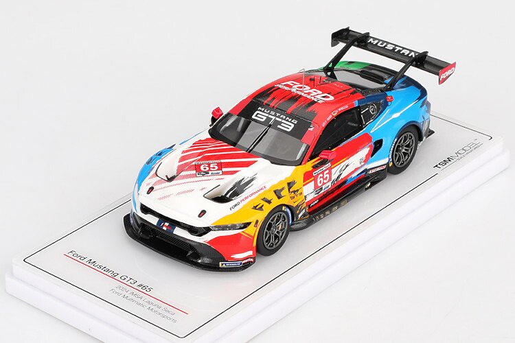 TSM 1/43 ジェラルド・r・フォード マスタング GT3 #65 Laguna Seca IMSA 2024 御手手/ミューラーTSM 1:43 Ford Mustang GT3 No.65 Laguna Seca IMSA 2024 Hand/Mueller
