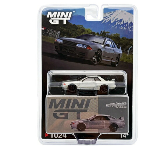 ミニGT 1/64 日産 GT-R ニスモ BNR32 CRSバージョン ダークメタルグレー チェイスMINI GT 1:64 Nissan GT-R NISMO BNR32 CRS Version Dark Metal Gray Chase｜Reowide モデルカー カタログ SHOP