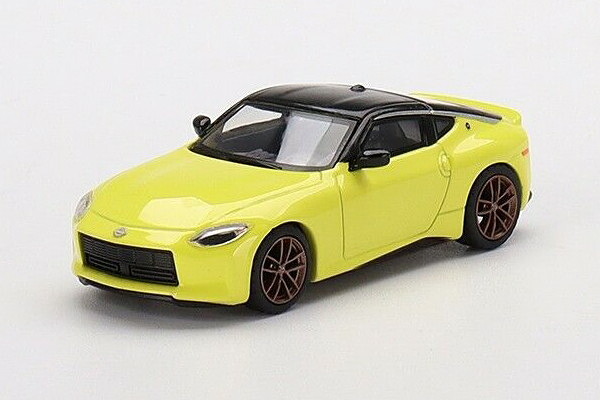 TSM MINI GT 1/64 日産 Z プロトスペック 2023 LHD gelb イカヅチイエロー TSM MINI GT 1:64 Nissan Z Proto Spec 2023 LHD gelb (Ikazuchi Yellow)