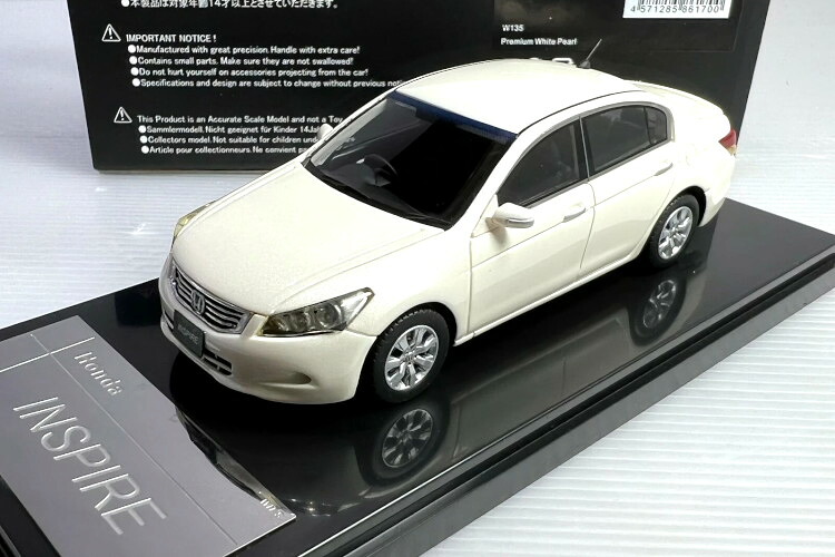 WIT'S 1/43 ホンダ インスパイア プレミアムホワイトパールWit's 1:43 Honda INSPIRE Premium White Pearl ※このメーカーはヘッドライトに黄ばみ・窓に浮きがあります。|Reowide モデルカー カタログ SHOP