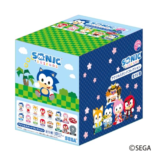 セガフェイブ(SEGA Fave) SONIC&FRIENDS アクリルスタンド アソートBOX 1BOX = 15個入り、全15種類|愛徳ストア