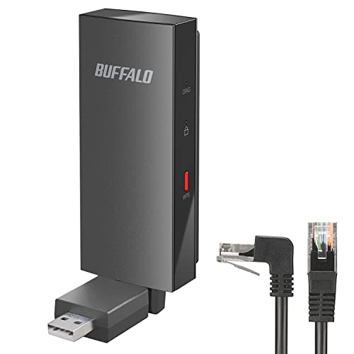 バッファロー WiFi 無線LAN 子機 LAN端子用 11ac/n/a/g/b 866Mbps+300Mbps WI-UG-AC866/N 5,571円