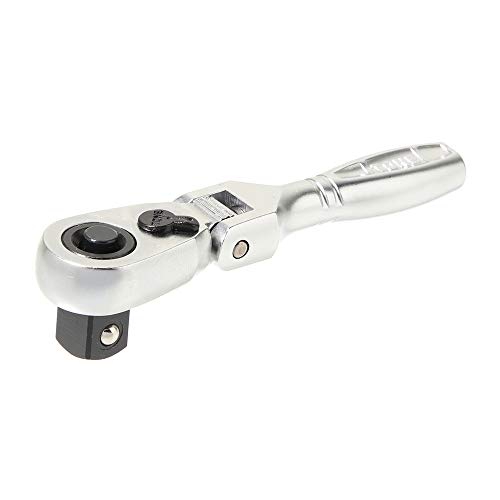 トネ(TONE) コンパクトショート首振ラチェットハンドル(ホールドタイプ) RH3FCHS 差込角9.5mm(3/8)
